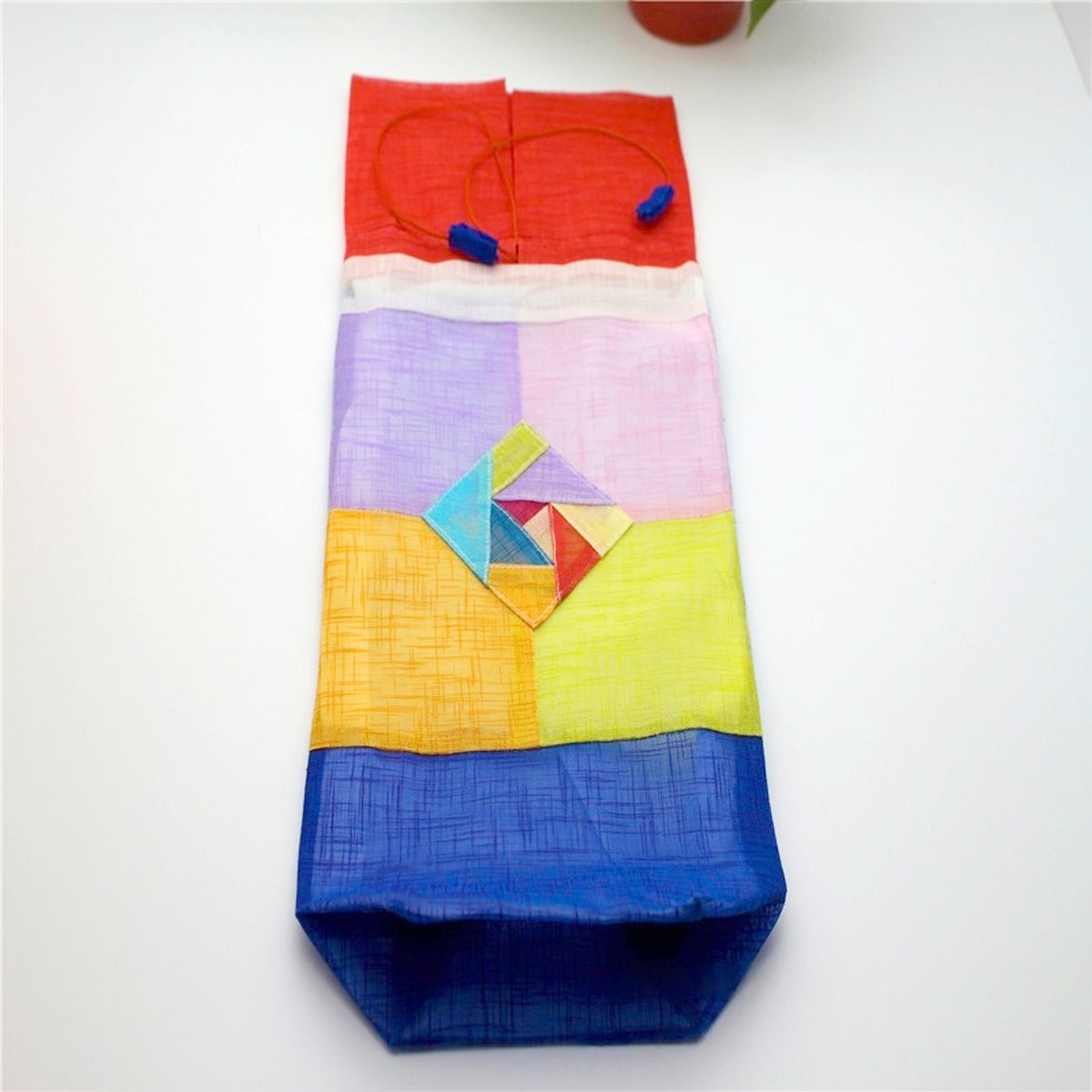 EclaDea Korean Traditional Hanbok styles Linen Wine Bottle Sleeves-4pcs