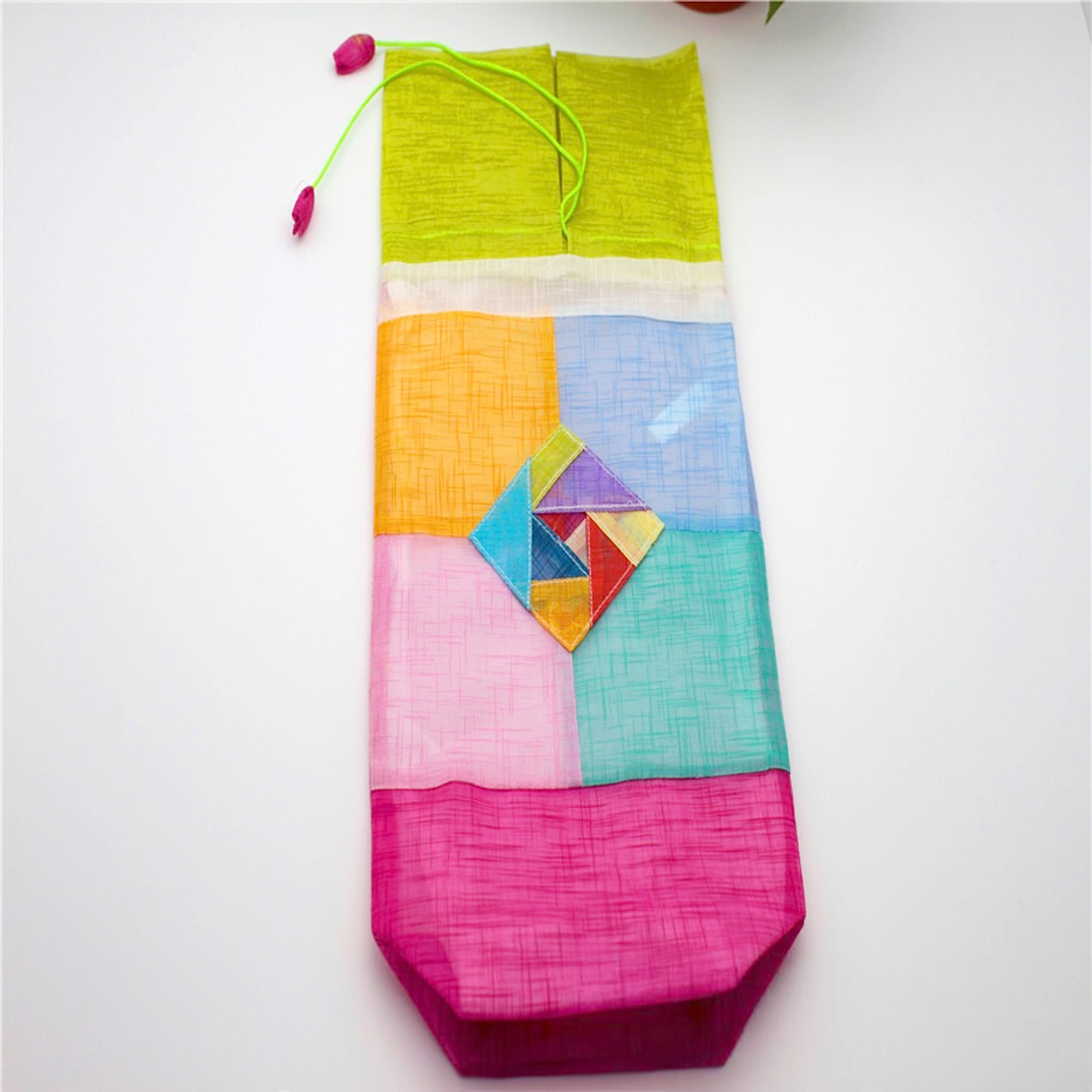 EclaDea Korean Traditional Hanbok styles Linen Wine Bottle Sleeves-4pcs