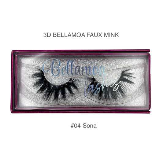 Bellamoa 3D Faux Mink Eyelash #04-Sona