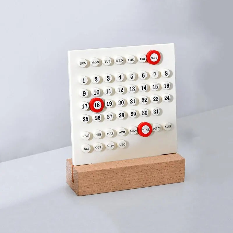 DIY Office Desktop Decorative Calendar