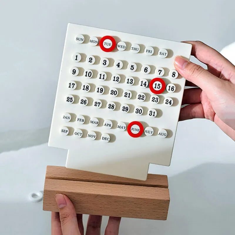 DIY Office Desktop Decorative Calendar