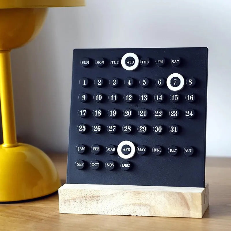 DIY Office Desktop Decorative Calendar
