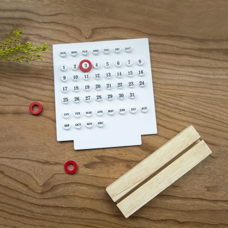 DIY Office Desktop Decorative Calendar
